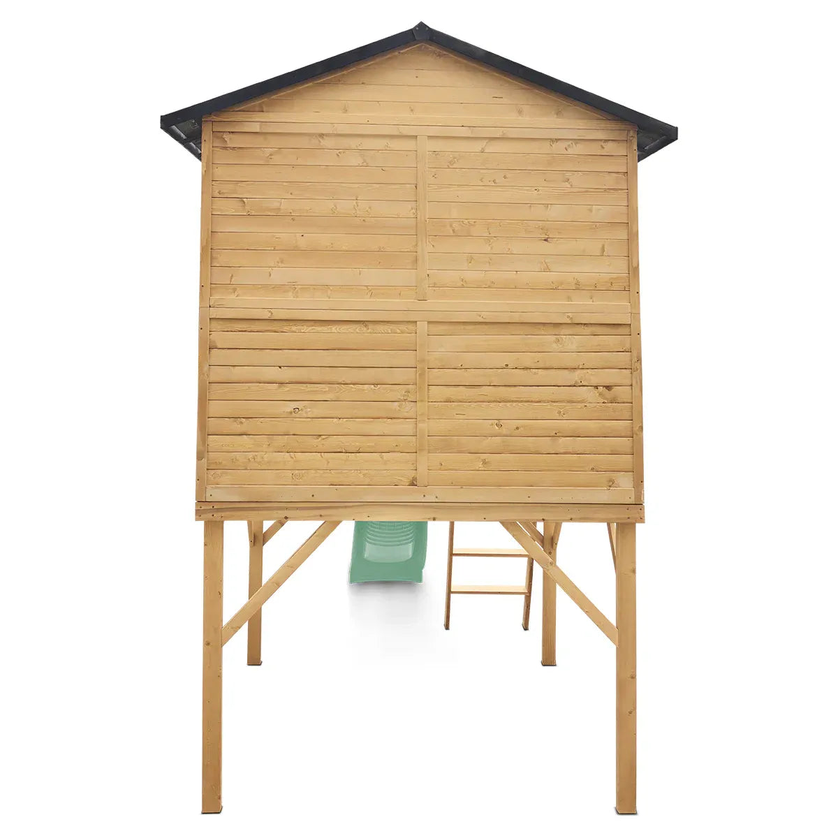 Lifespan Kids Burleigh Cubby House with 2.2m Slide (Pastel Green)
