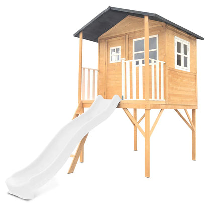 Lifespan Kids Burleigh Cubby House with 2.2m Slide (White) V572-LKCH-BUR-PW