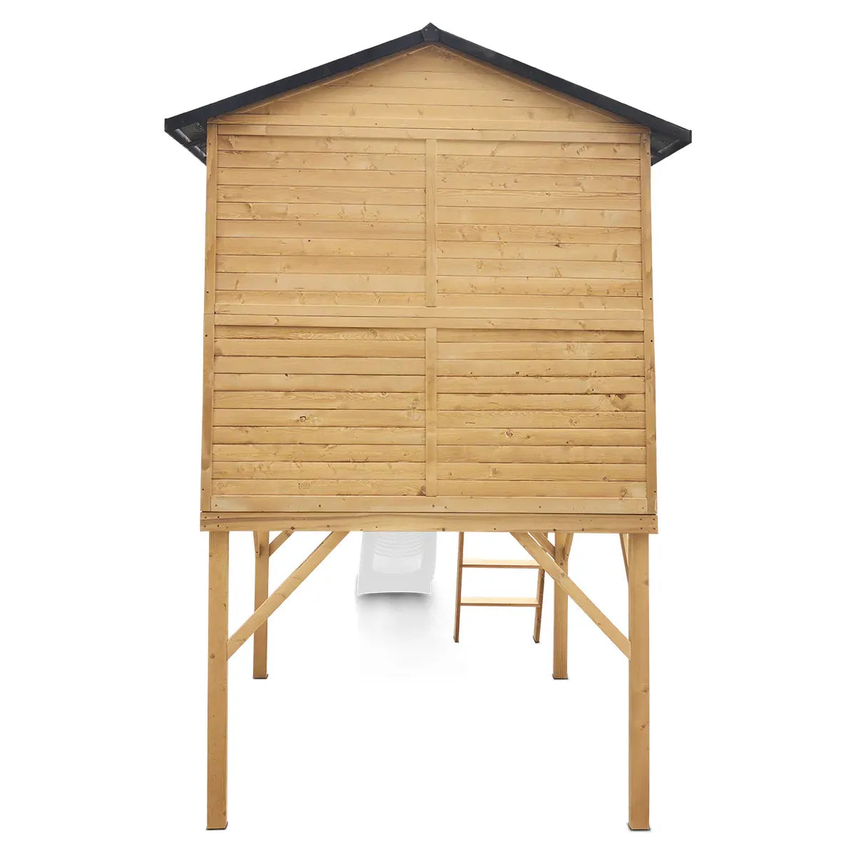 Lifespan Kids Burleigh Cubby House with 2.2m Slide (White) V572-LKCH-BUR-PW