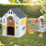 Lifespan Kids Garden Playhouse with Fence V572-LKCH-PLAYGARN