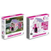 Lifespan Kids Garden Playhouse with Pink Fence V572-LKCH-PLAYGARNPK