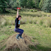 Lifespan Kids Woomera Flying Fox + Red Monkey Swing V572-LKFF-WOOME-SW