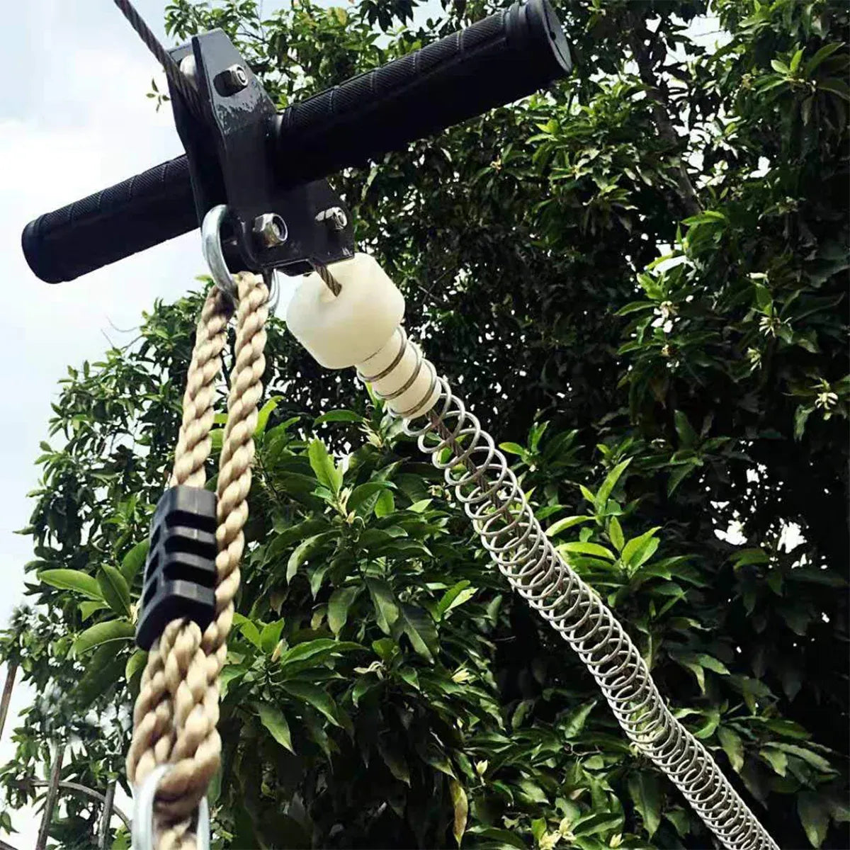Lifespan Kids Woomera Flying Fox + Red Monkey Swing V572-LKFF-WOOME-SW