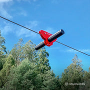 Lifespan Kids Woomera Flying Fox + Red Monkey Swing V572-LKFF-WOOME-SW