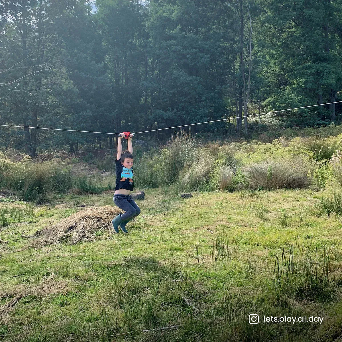 Lifespan Kids Woomera Flying Fox + Red Monkey Swing V572-LKFF-WOOME-SW