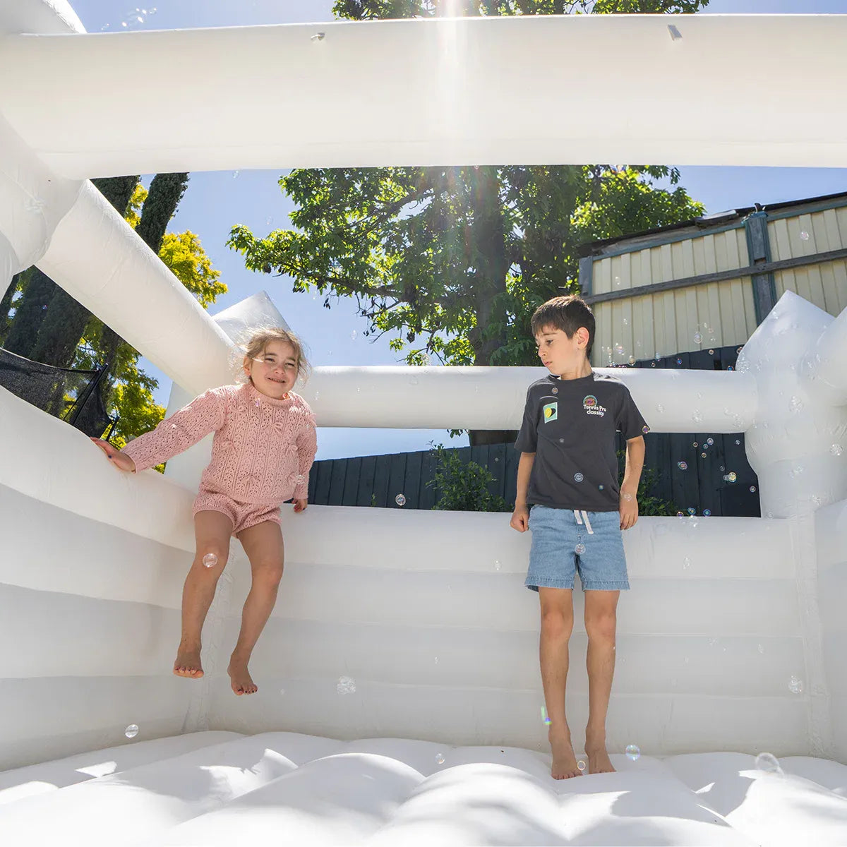 Lifespan Kids Palace Jumping Castle - White V572-LKIN-PAL-WT