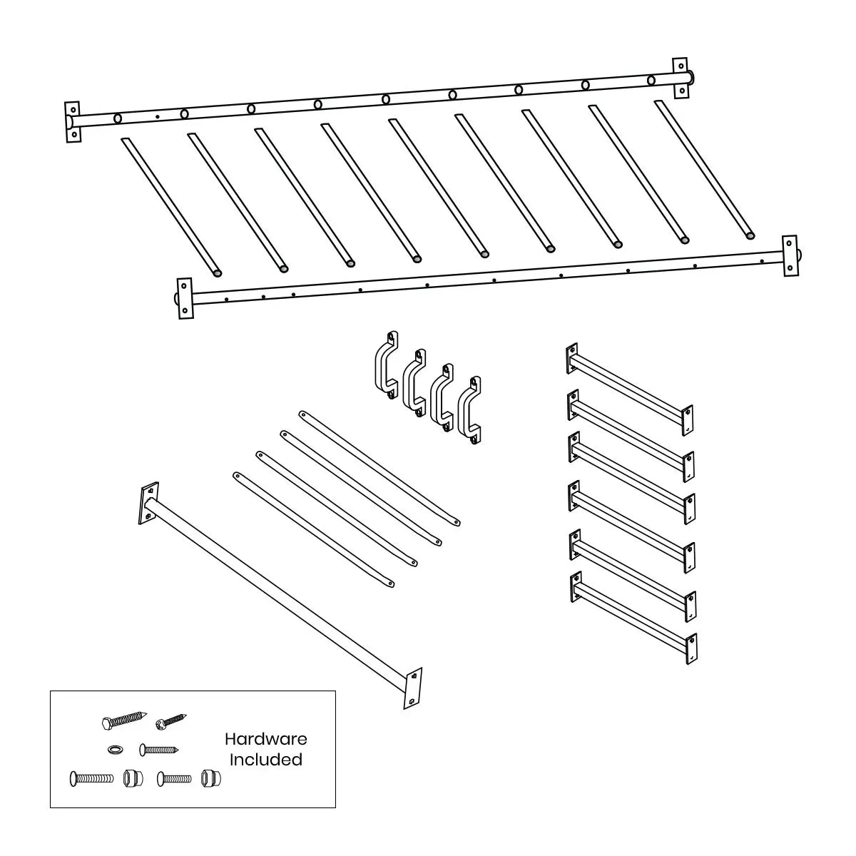 Lifespan Kids Amazon Monkey Bars Only (2.5m) V572-LKMB-AMA255