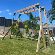 Lifespan Kids Daintree 2-in-1 Monkey Bars & Swing Set V572-LKMB-DAIN-SET