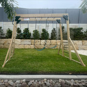 Lifespan Kids Daintree 2-in-1 Monkey Bars & Swing Set V572-LKMB-DAIN-SET