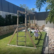Lifespan Kids Daintree 2-in-1 Monkey Bars & Swing Set V572-LKMB-DAIN-SET
