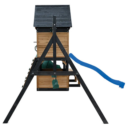 Lifespan Kids Claremont Swing Set & Play Centre with 2.2m Slide (Blue) V572-LKPC-CLARE-BU