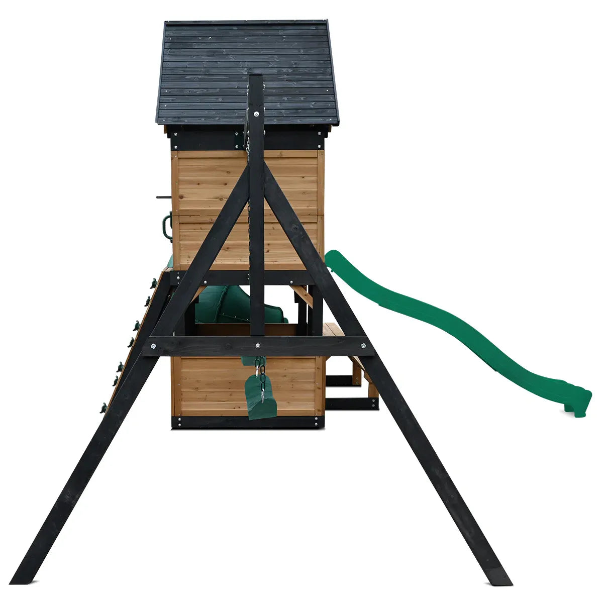 Lifespan Kids Claremont Swing Set & Play Centre with 2.2m Slide (Green) V572-LKPC-CLARE-GN