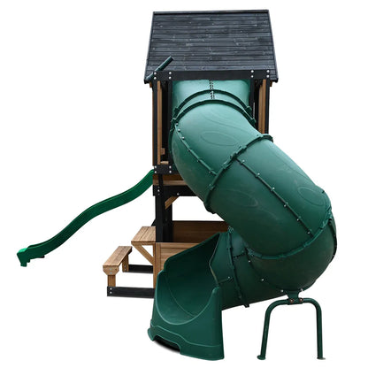 Lifespan Kids Claremont Swing Set & Play Centre with 2.2m Slide (Green) V572-LKPC-CLARE-GN