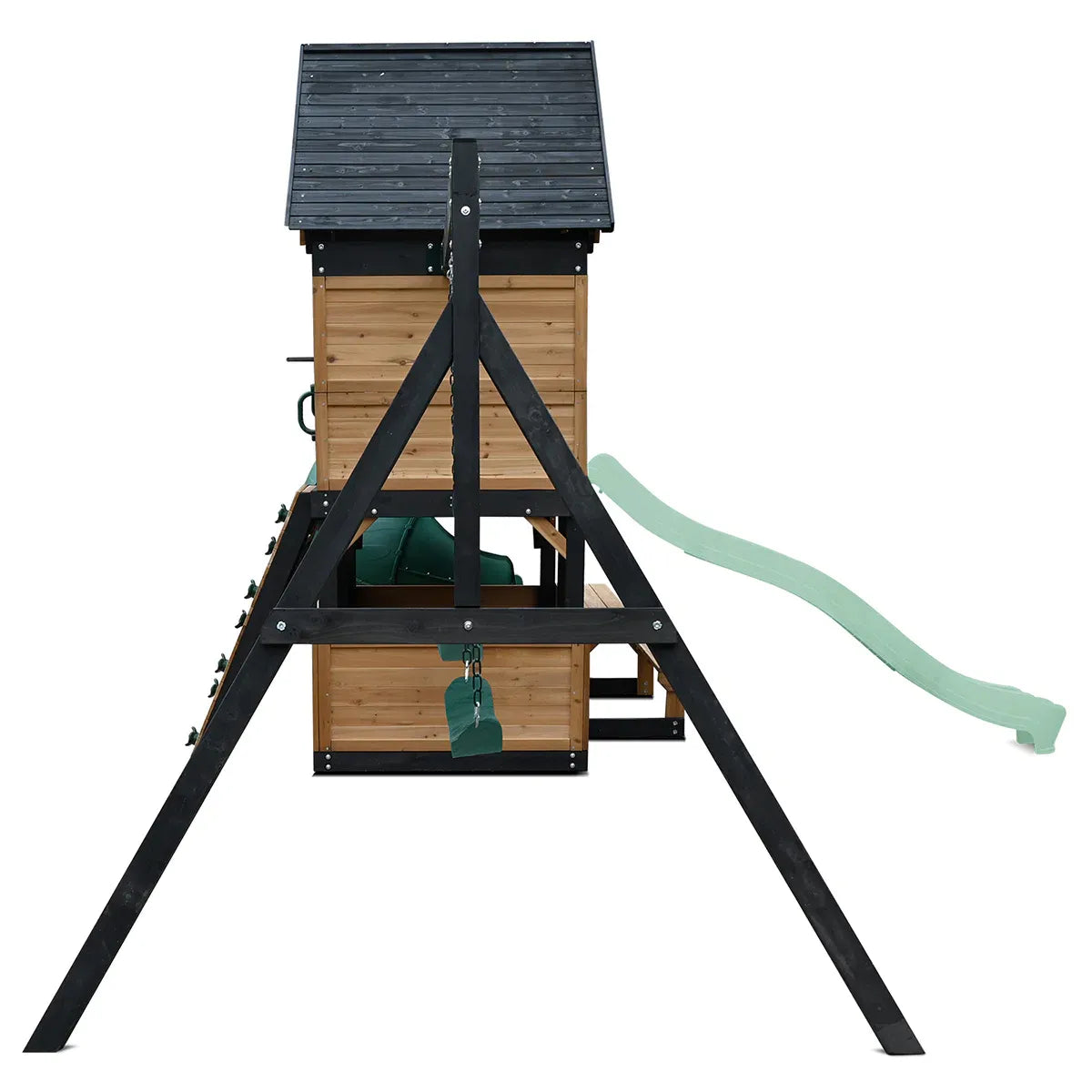 Lifespan Kids Claremont Swing Set & Play Centre with 2.2m Slide (Pastel Green) V572-LKPC-CLARE-PG