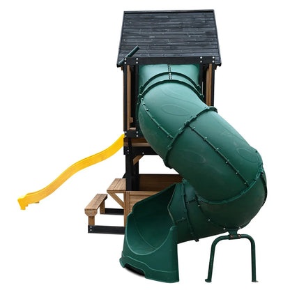 Lifespan Kids Claremont Swing Set & Play Centre with 2.2m Slide (Yellow) V572-LKPC-CLARE-YL