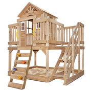 Lifespan Kids Silverton Play Centre With Rock Climbing Wall V572-LKPC-SILVT-B