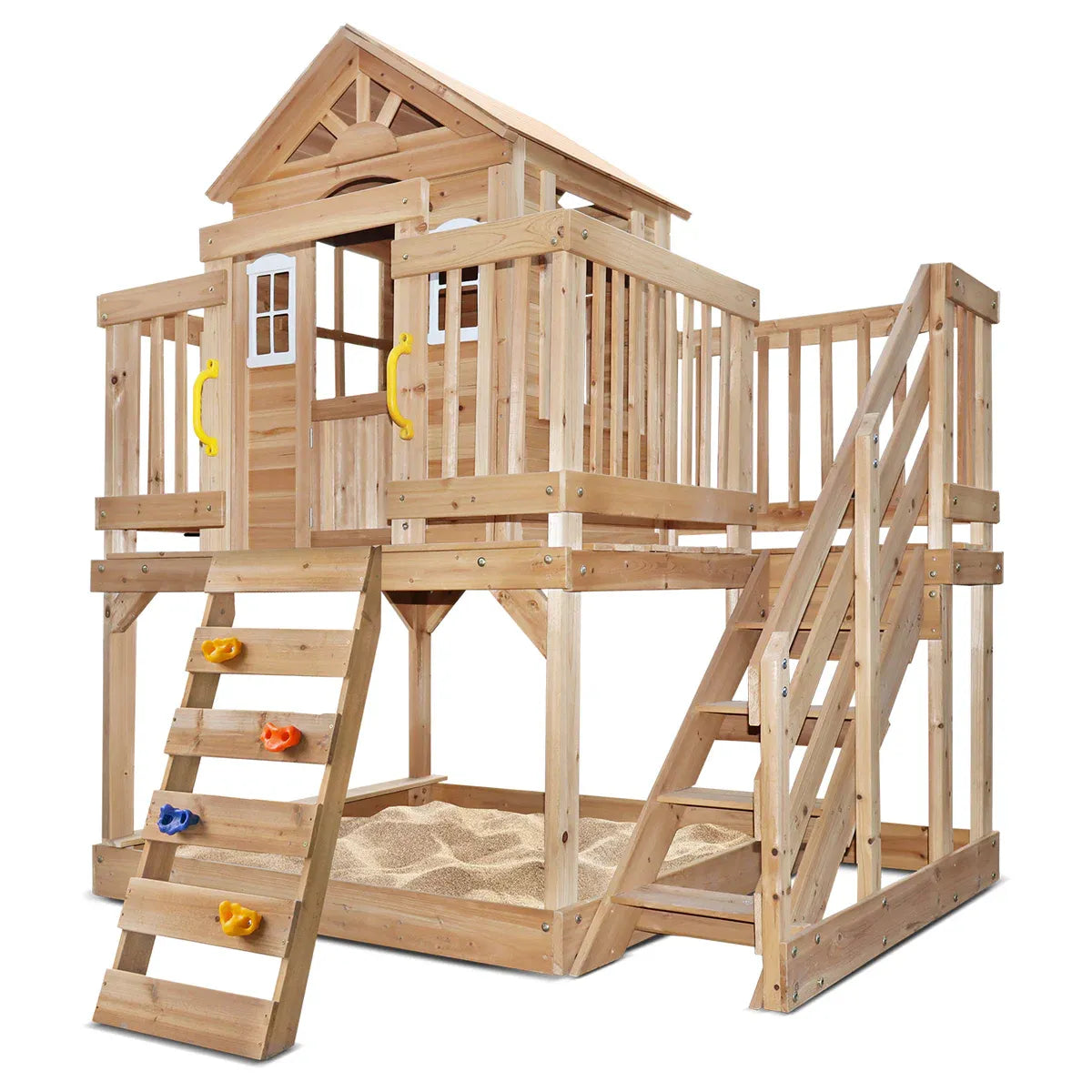 Lifespan Kids Silverton Play Centre With Rock Climbing Wall V572-LKPC-SILVT-B