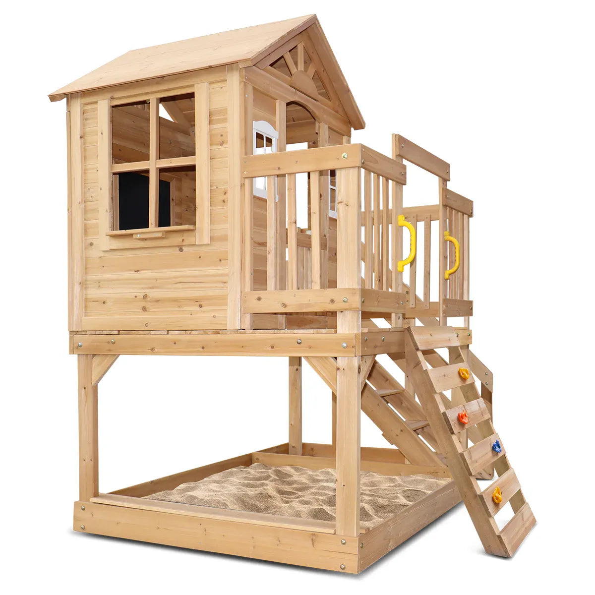Lifespan Kids Silverton Play Centre With Rock Climbing Wall V572-LKPC-SILVT-B