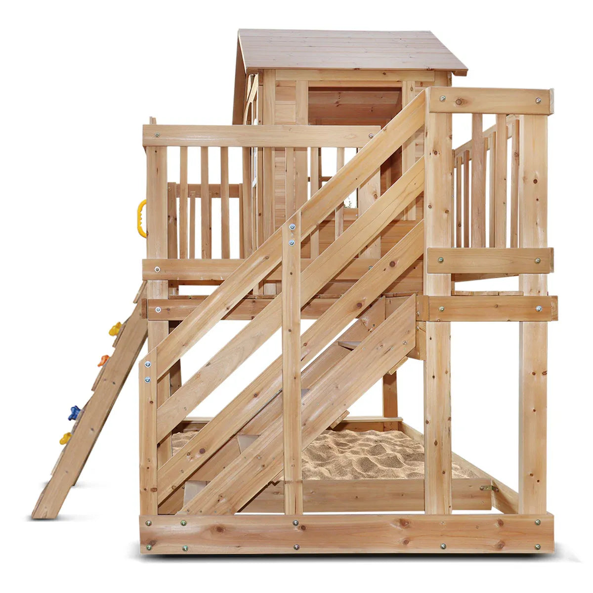 Lifespan Kids Silverton Play Centre With Rock Climbing Wall V572-LKPC-SILVT-B