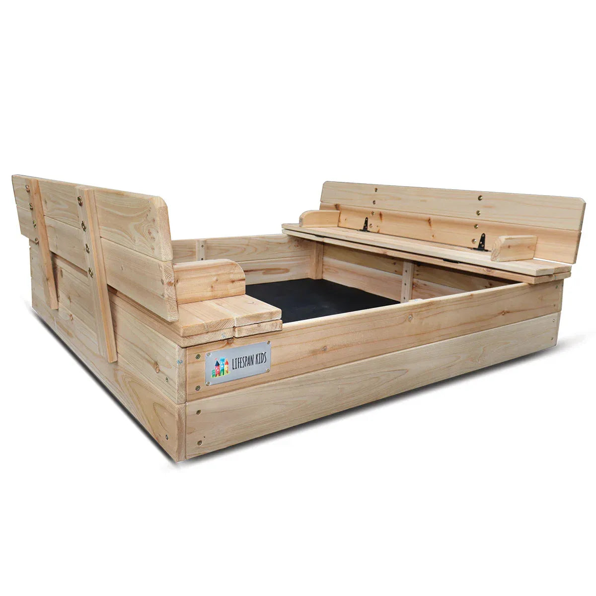 Lifespan Kids Strongbox 2 Square Sandpit V572-LKSP-STRONG
