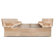 Lifespan Kids Strongbox 2 Square Sandpit V572-LKSP-STRONG