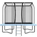 Lifespan Kids BounceZone M Rectangular Spring Trampoline Set V572-LKTR-BZMRE-SET