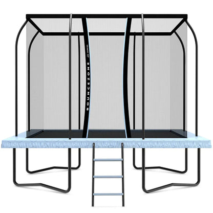 Lifespan Kids BounceZone M Rectangular Spring Trampoline Set V572-LKTR-BZMRE-SET