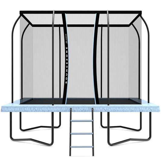 Lifespan Kids BounceZone M Rectangular Spring Trampoline Set V572-LKTR-BZMRE-SET