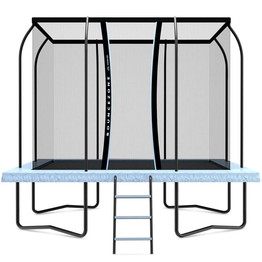 Lifespan Kids BounceZone M Rectangular Spring Trampoline Set V572-LKTR-BZMRE-SET