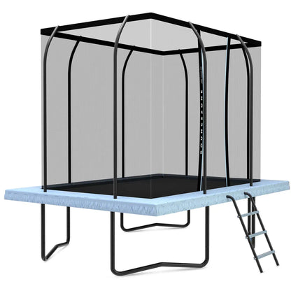Lifespan Kids BounceZone M Rectangular Spring Trampoline Set V572-LKTR-BZMRE-SET