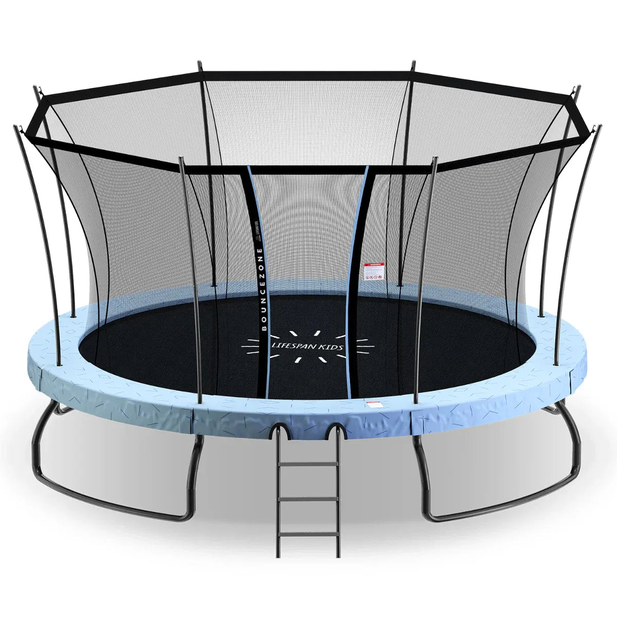 Lifespan Kids BounceZone Round Spring Trampoline - Extra Large V572-LKTR-BZXL-SET