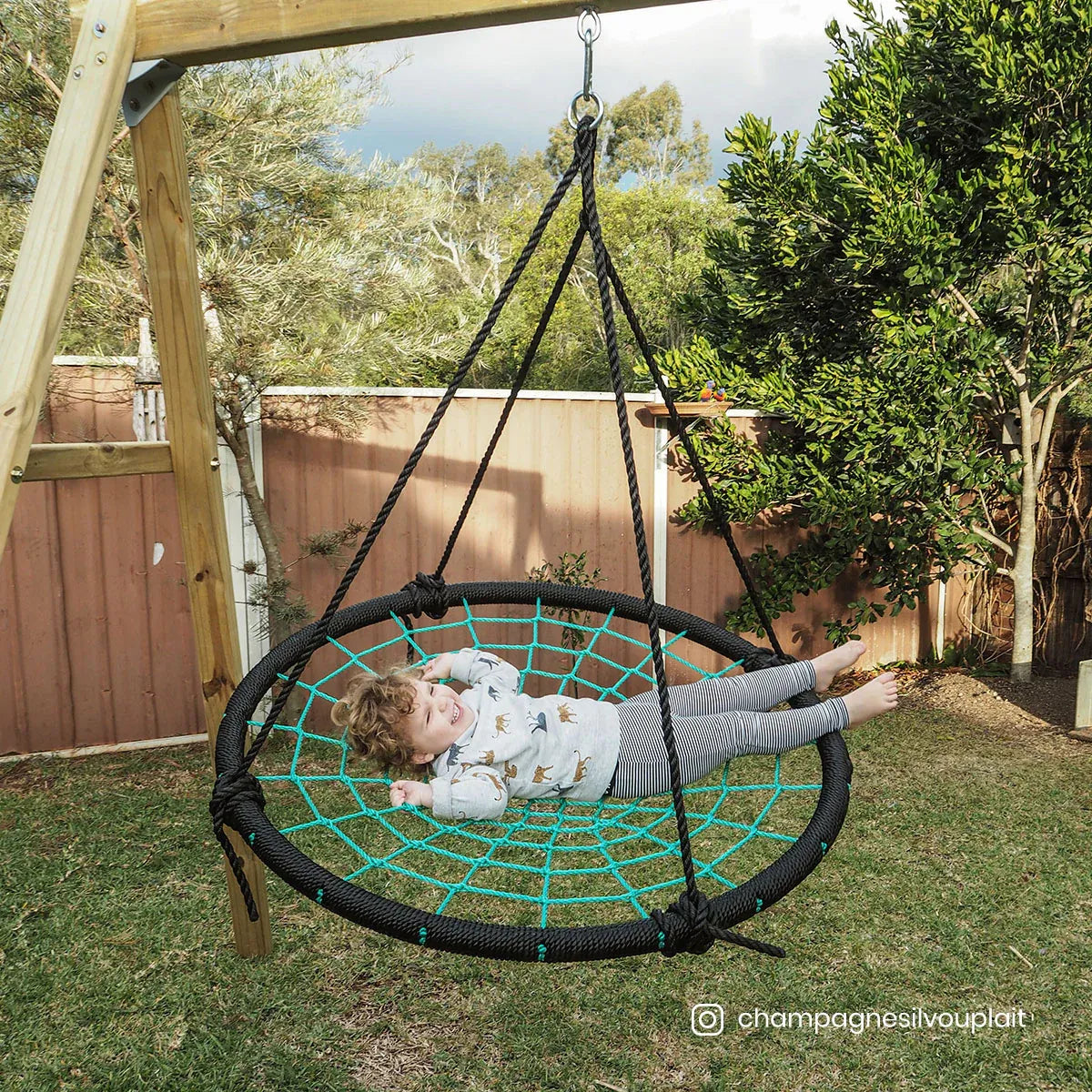 Lifespan Kids Oakley Swing Set with 1m Spidey Web Swing V572-PEOAKLEYSET100