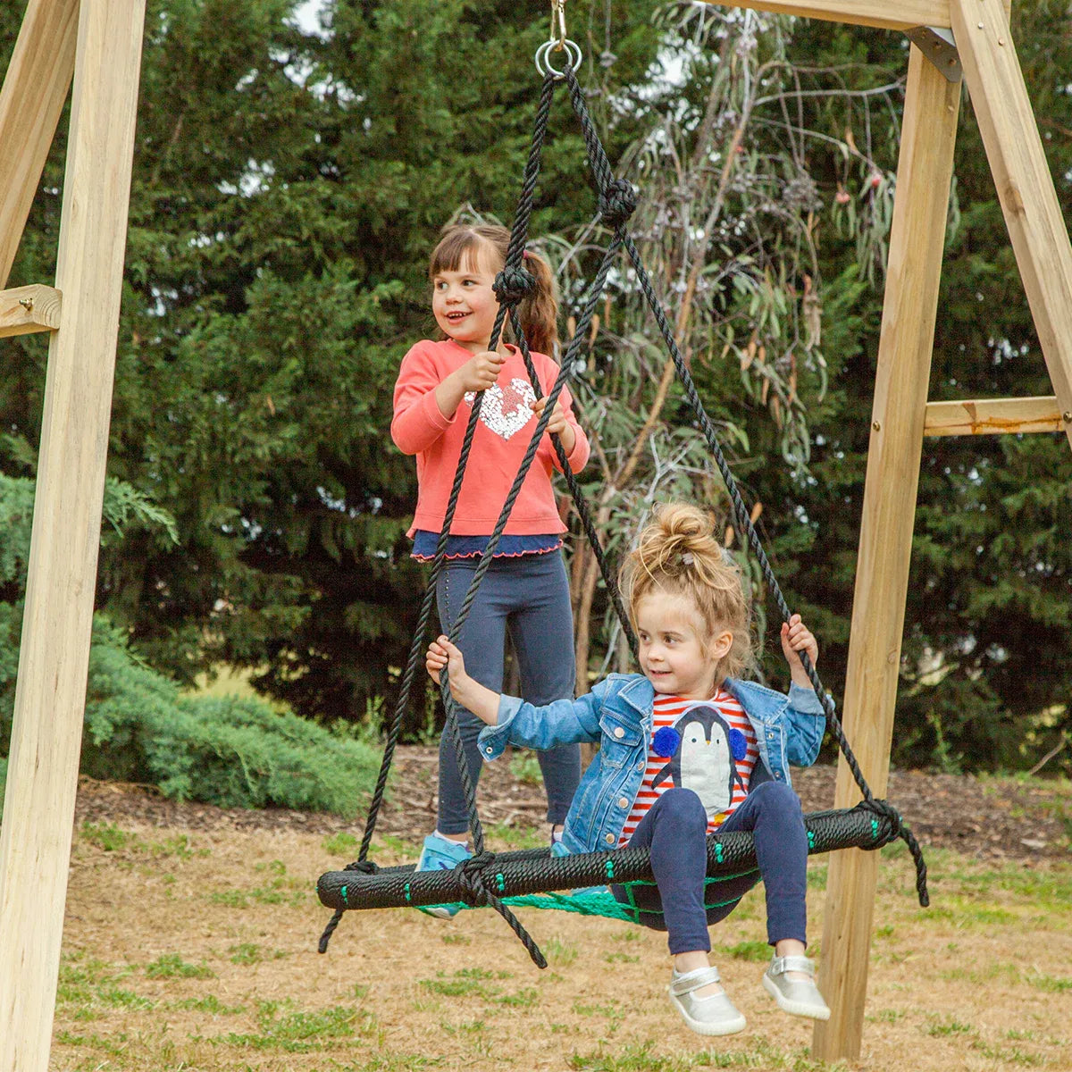 Lifespan Kids Oakley Swing Set with 1.2m Spidey Web Swing V572-PEOAKLEYSET120