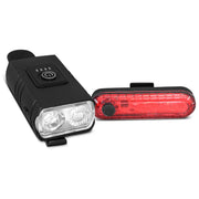 Progear LED Rechargeable Front and Rear Light Set V572-PGAC-BKLEDFR