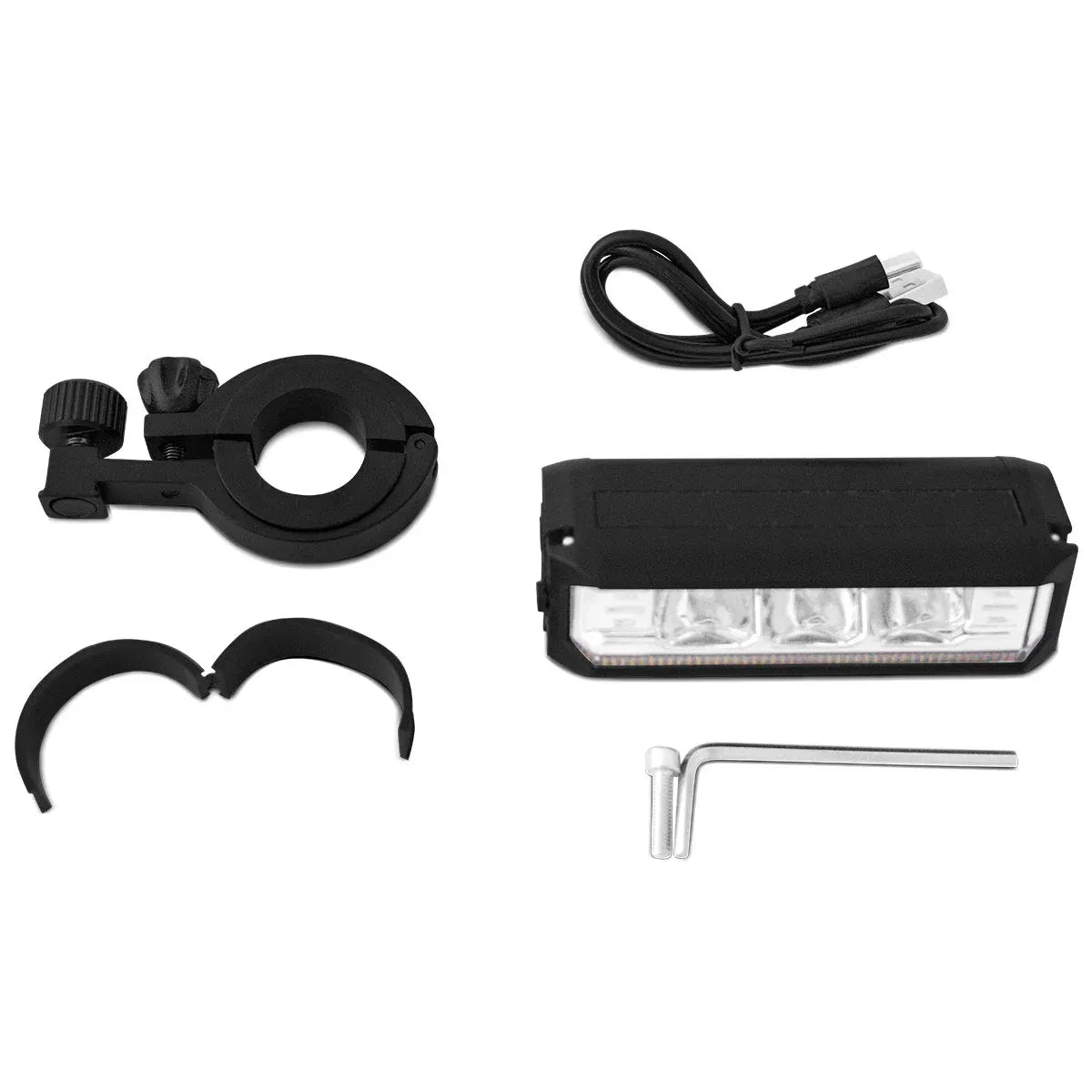 Progear Ultra Bright LED Rechargeable Front Light V572-PGAC-BKLEDPF