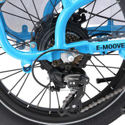 Progear Bikes E-Moover Cargo Bike + Transporter Kit - Electric Blue V572-PGEL-MOOV17-B
