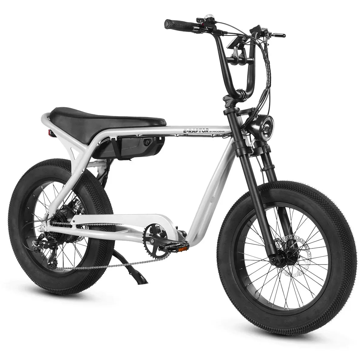 Progear E-Raptor 20" Electric Street Bike - Cool Grey + Throttle V572-PGEL-RAPTCG-20T