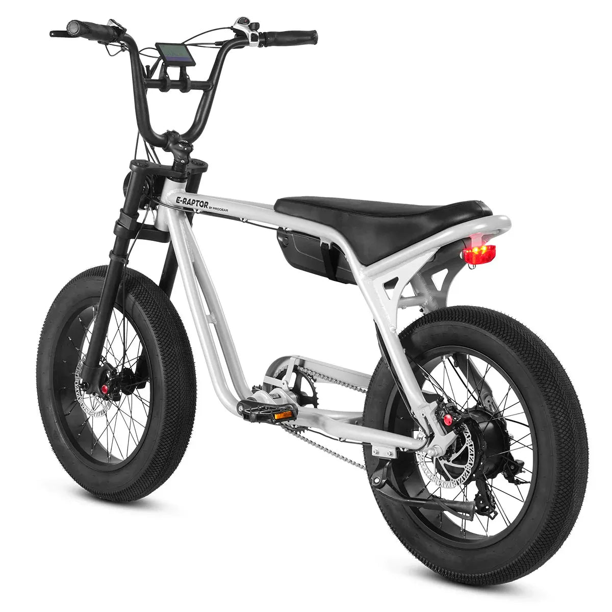 Progear E-Raptor 20" Electric Street Bike - Cool Grey + Throttle V572-PGEL-RAPTCG-20T