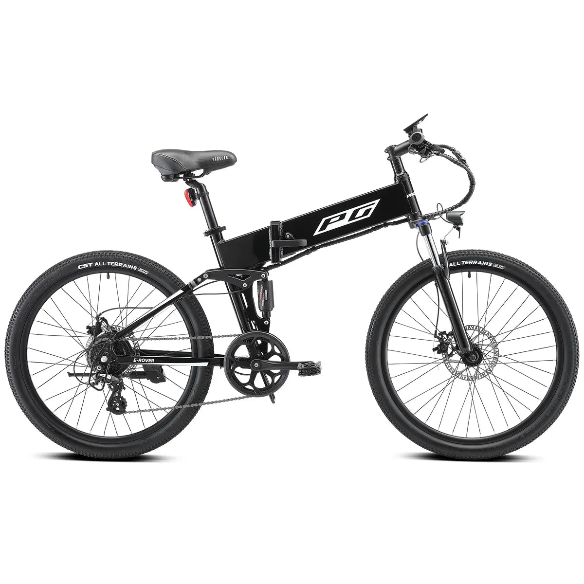 Progear E-Rover Electric Folding MTB 26" - Gloss Black V572-PGEL-ROVRBK-26