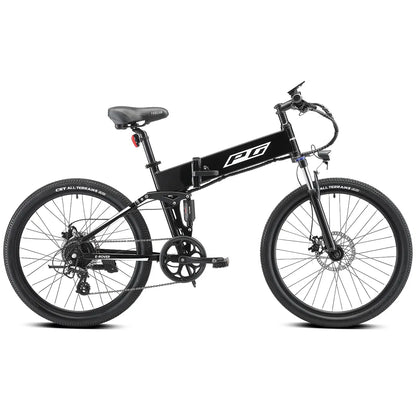 Progear E-Rover Electric Folding MTB 26" - Gloss Black V572-PGEL-ROVRBK-26