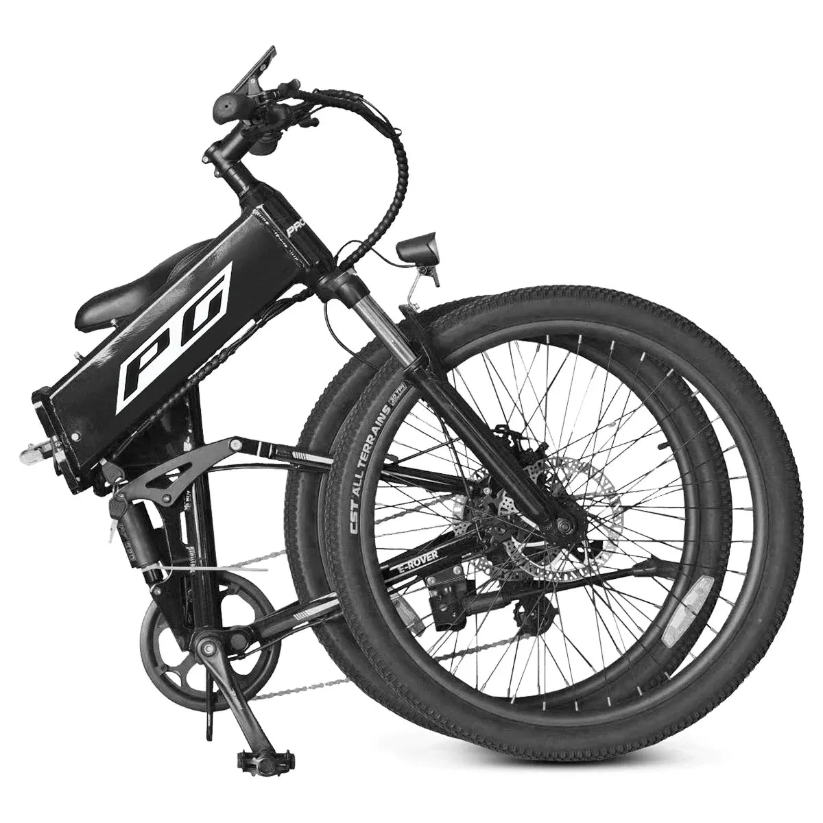 Progear E-Rover Electric Folding MTB 26" - Gloss Black V572-PGEL-ROVRBK-26