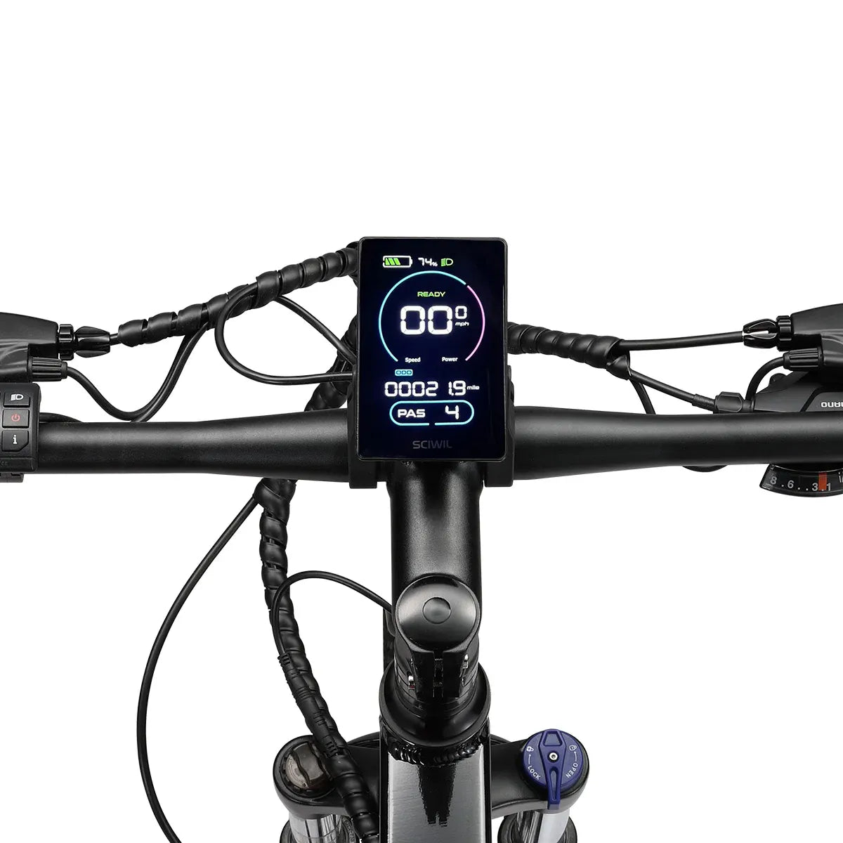 Progear E-Rover Electric Folding MTB 26" - Gloss Black V572-PGEL-ROVRBK-26