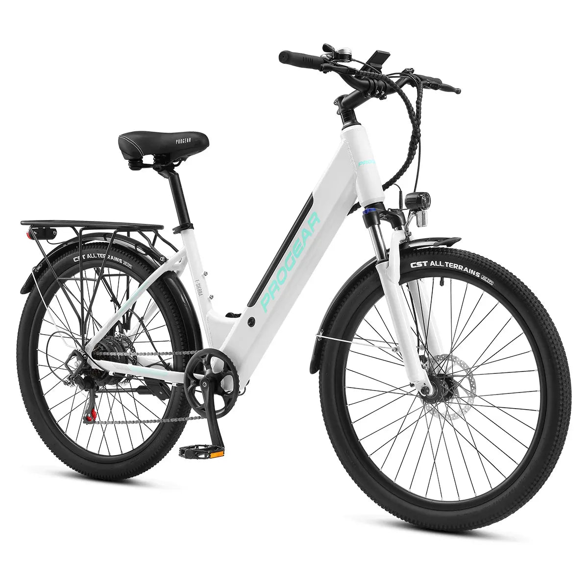 Progear E-Sierra Ladies 26*17" Hybrid E-Bike Whisper White V572-PGEL-SIELWW-17