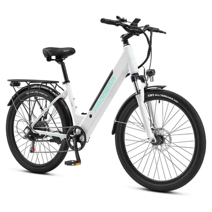 Progear E-Sierra Ladies 26*17" Hybrid E-Bike Whisper White V572-PGEL-SIELWW-17