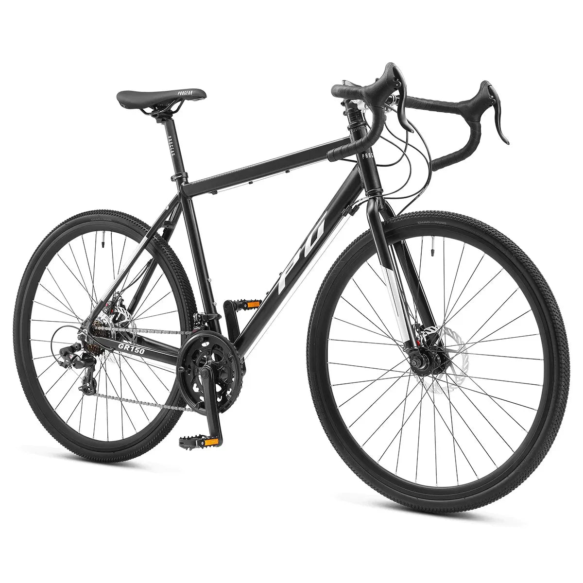 Progear GR150 Road Bike 700*53cm Black V572-PGGR-GR150BK-53