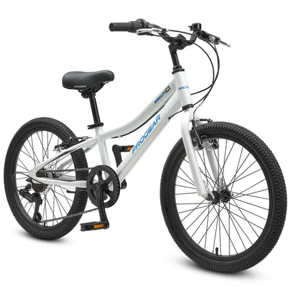 Progear DuraLite 7 Speed Kids Bike 20" - Pearl White V572-PGKD-DL207S-PW