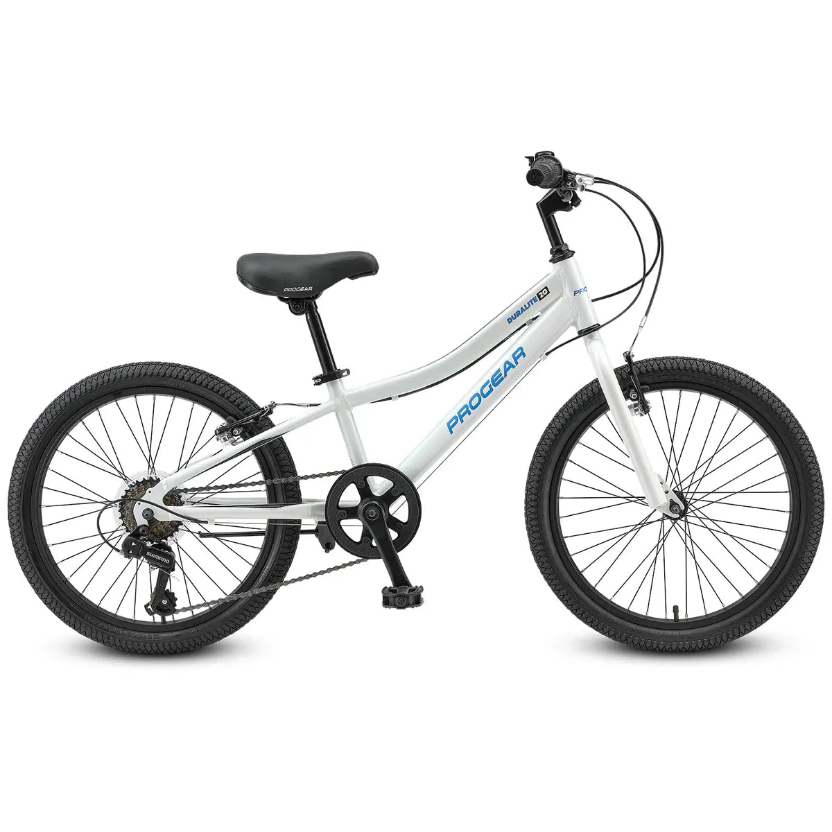 Progear DuraLite 7 Speed Kids Bike 20" - Pearl White V572-PGKD-DL207S-PW