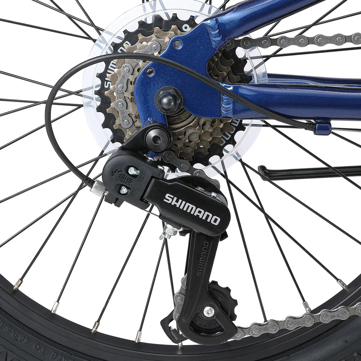 Progear DuraLite 7 Speed Kids Bike 20" - Royal Blue V572-PGKD-DL207S-RB