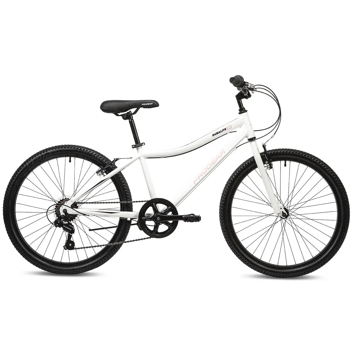 Progear DuraLite 24" Girls 7 Speed Bike - Pearl White V572-PGKD-DL247S-PW