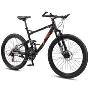Progear Trail Dual Suspension MTB 26*17" Black Ember V572-PGMT-TRAILBE-17